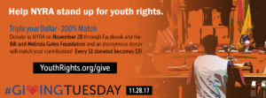 #GivingTuesday coming up – triple your donation!