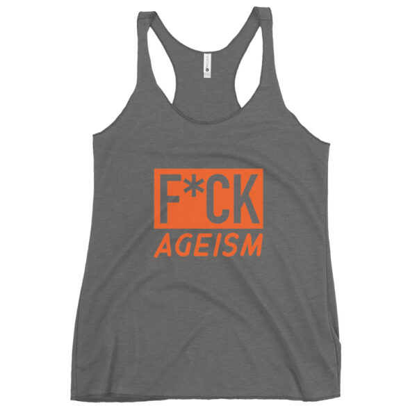 Fitted Anti Ageism Racerback Tank - Image 4