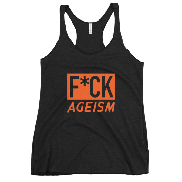 Fitted Anti Ageism Racerback Tank - Image 2