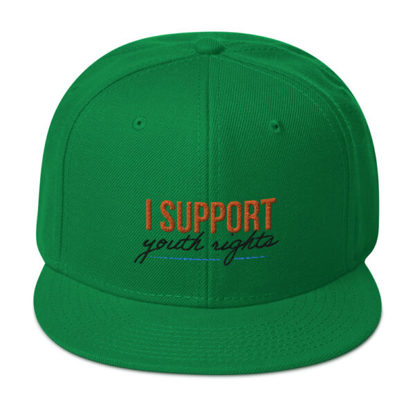 I Support Youth Snapback Hat - Image 13