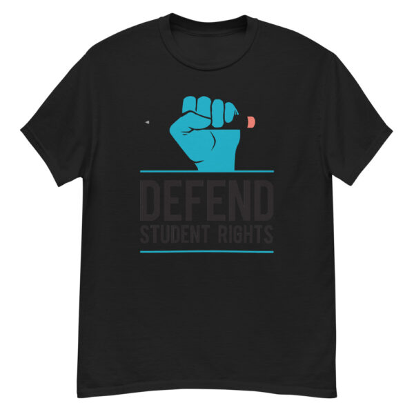 Unfitted Defend Student Rights Heavyweight Tee - Image 2