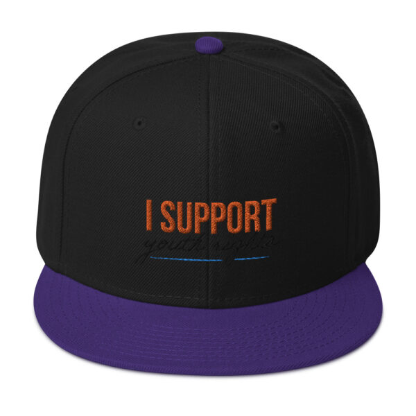 I Support Youth Snapback Hat - Image 6