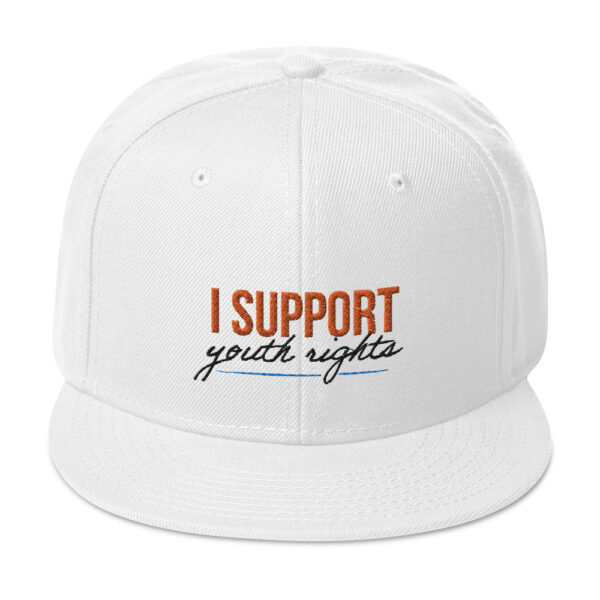 I Support Youth Snapback Hat - Image 15