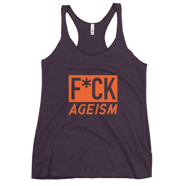 Fitted Anti Ageism Racerback Tank - Image 7