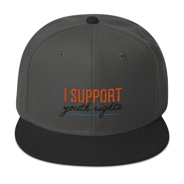 I Support Youth Snapback Hat - Image 9