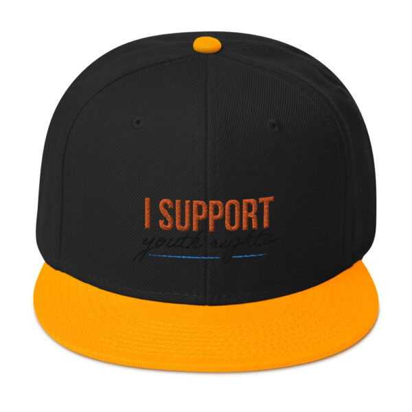 I Support Youth Snapback Hat - Image 7