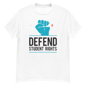Unfitted Defend Student Rights Heavyweight Tee