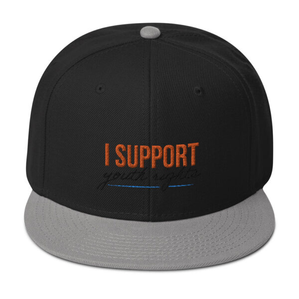 I Support Youth Snapback Hat - Image 4