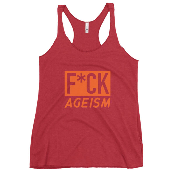 Fitted Anti Ageism Racerback Tank - Image 10
