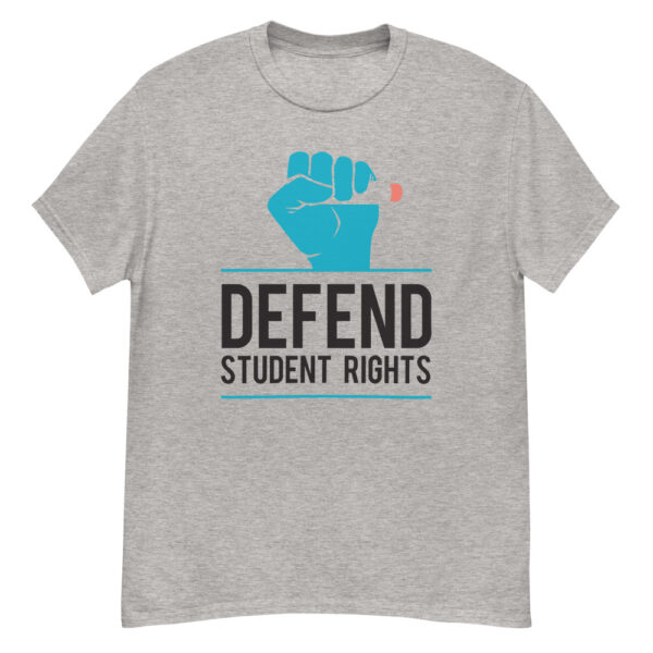 Unfitted Defend Student Rights Heavyweight Tee - Image 4